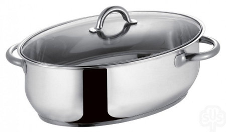 Schulte-Ufer | Roaster - Stainless Steel Glass-lid (34cm) - North York ON
